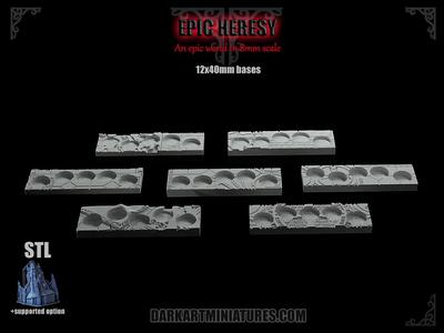 Epic Heresy: 12x40mm bases