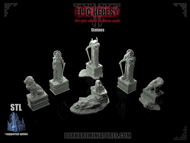Epic Heresy: Imperial Statues