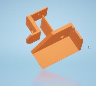 IKEA Lack black PSU holder