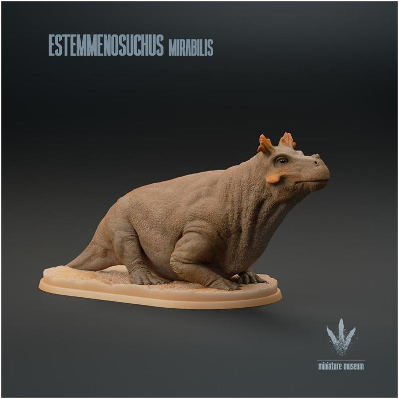 Estemmenosuchus mirabilis : Sitting