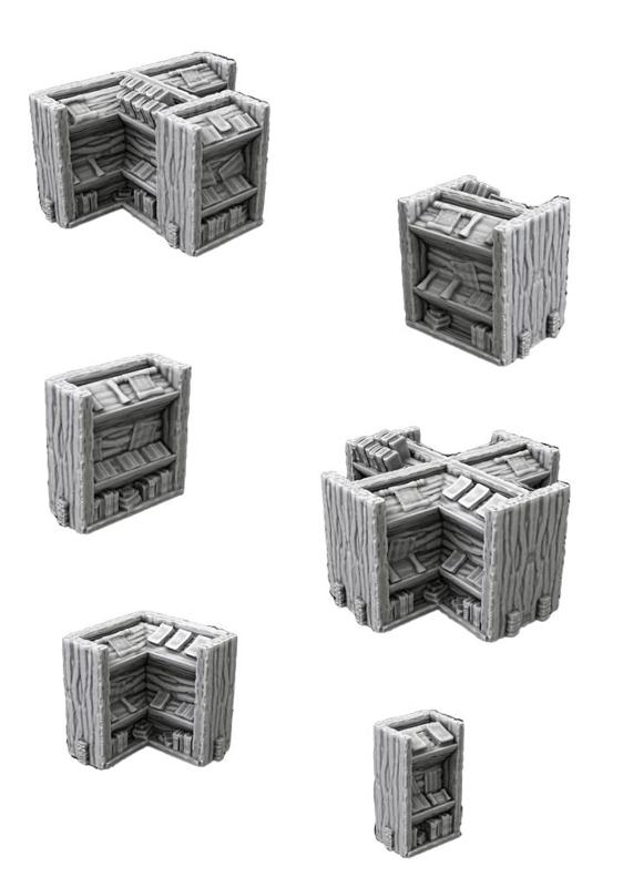 FANTASY LIBRARY - BOOKCASES