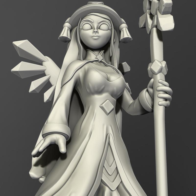 Fantasy Crystal Fairy 3D print model