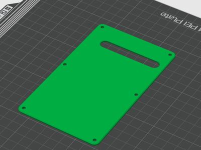 Fender Stratocaster Back Plate Left Handed