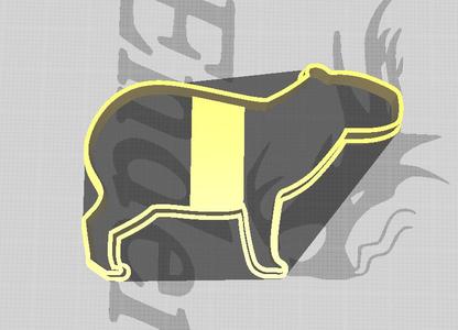 Capybara cookie cutter