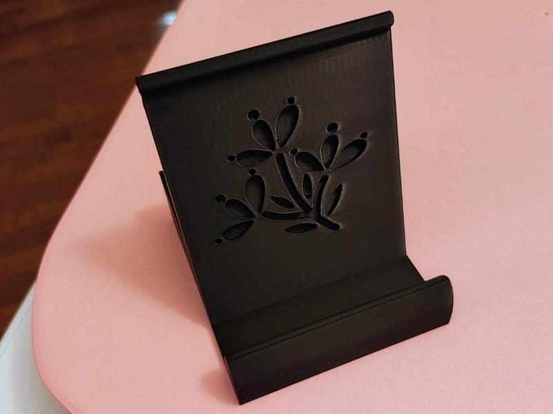 Flower Phone Holder with Storage
