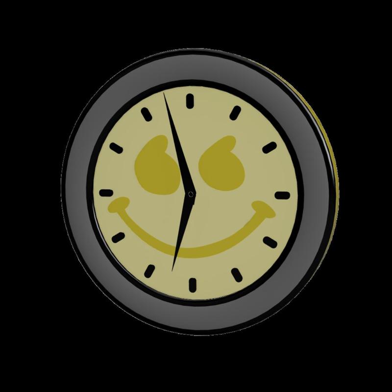 Multicolor Smiling Friends Office Clock