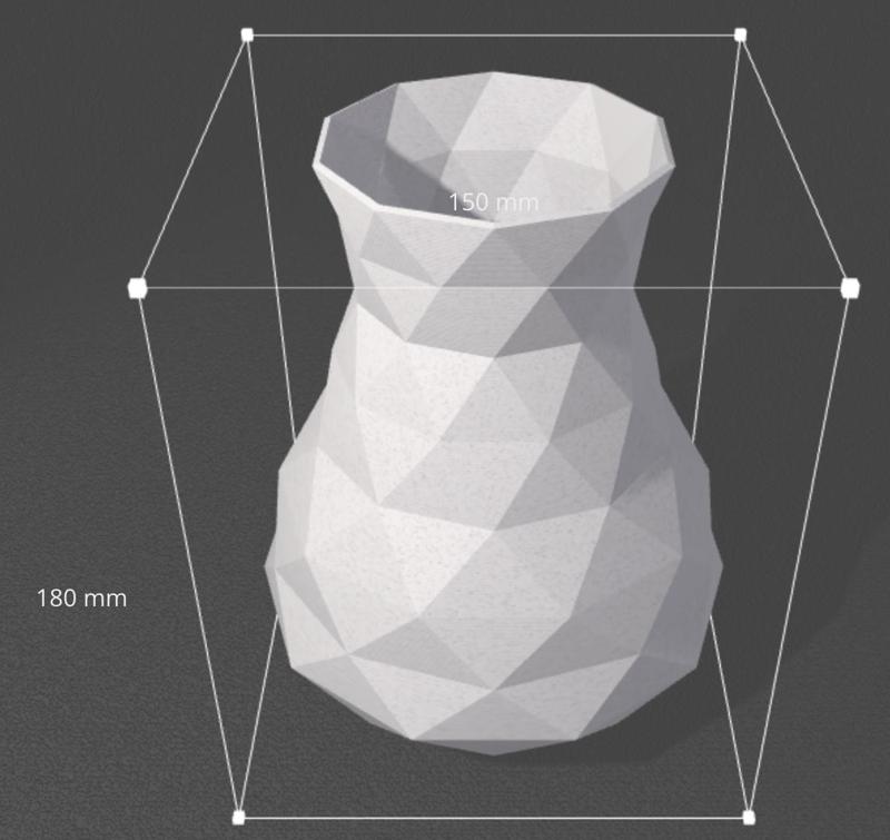 Erste Polygonvase