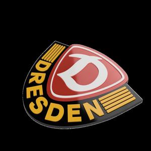Dynamo Dresden - Logo mehrfarbig (4-Pass bei 1 Extruder)