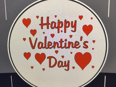 Valentines Day  Schild 2d
