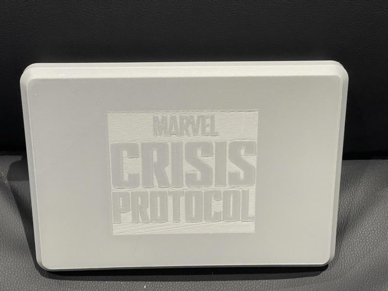 Marvel Crisis Protocol Token Holder Storage Box STL
