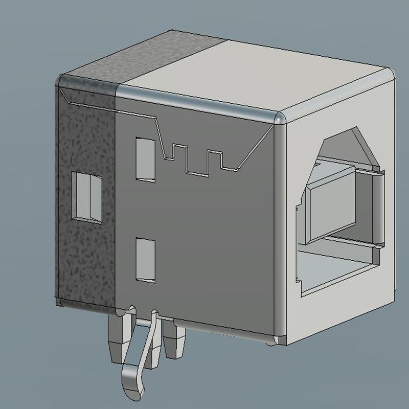 Type B USB Port / Puerto USB tipo B