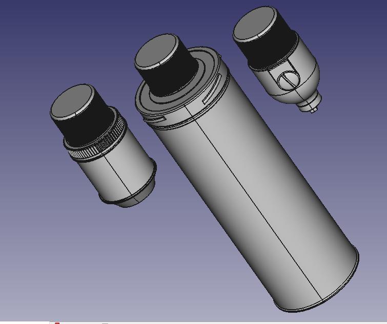 No247 Fuze British No70 & No73 & No77 Grenade Multi-Pack 1:1 Scale Reenactment Models