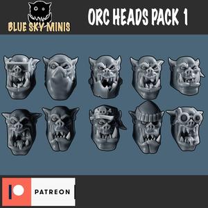 Orc Heads Pack 1