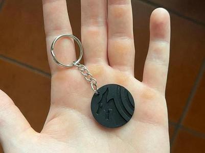 dragon head keychain 