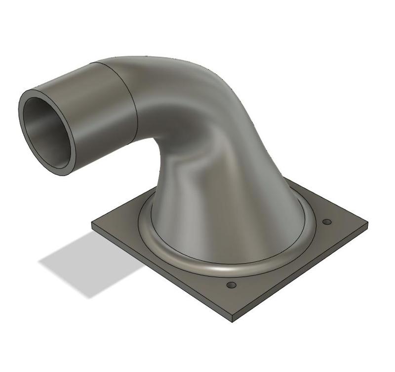 Anycubic Photon exhaust pipe