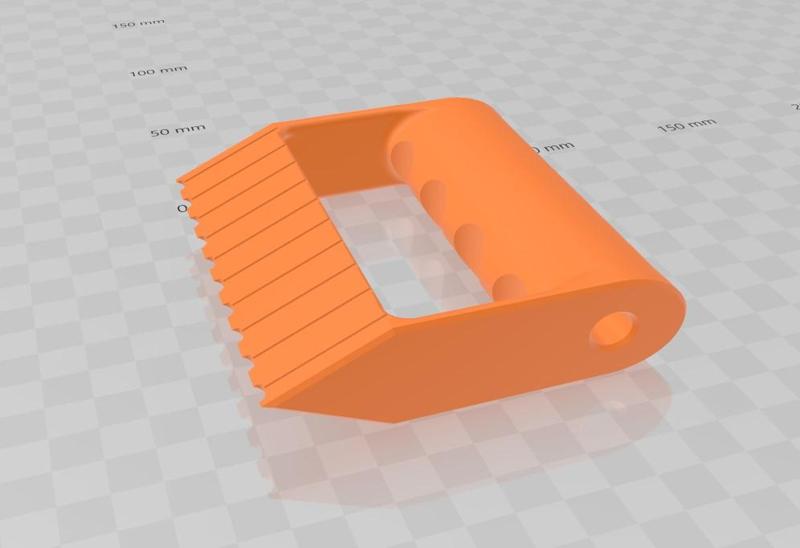 Otro rascador de hielo muy robusto. Another very robust ice scraper