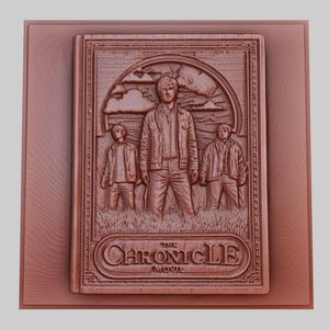 Chronicle 3d printer relief medallion obj stl