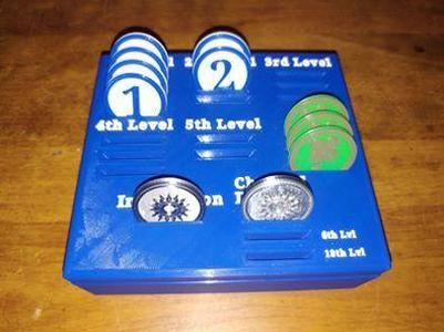 D&D Dice box and spell tracker