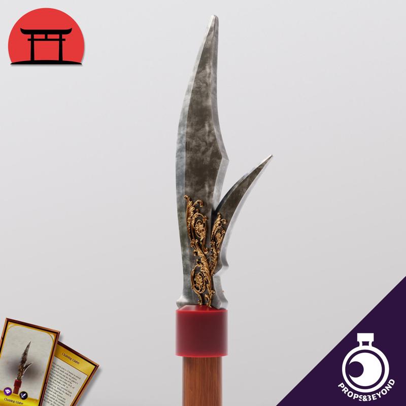 Guan Dao Glaive Topper