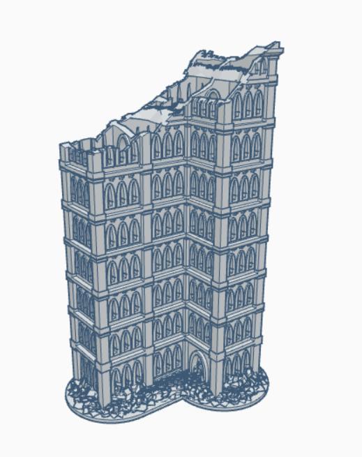 Gothic Ruined Building 47 GR047