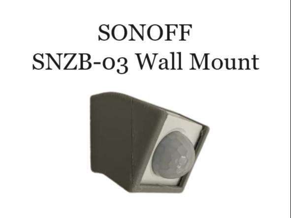 Inclined Wall Mount for SONOFF SNZB-03