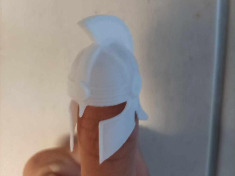 Little ancient style helmet phalanx hoplite easy