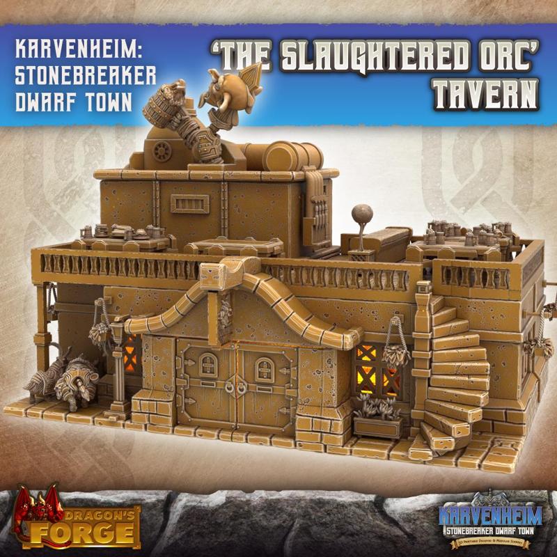 Karvenheim: Dwarf Tavern & Revellers