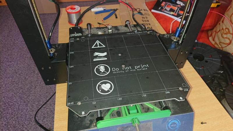 Anycubic i3 mega magnetic hotbed (MK52 prusa)