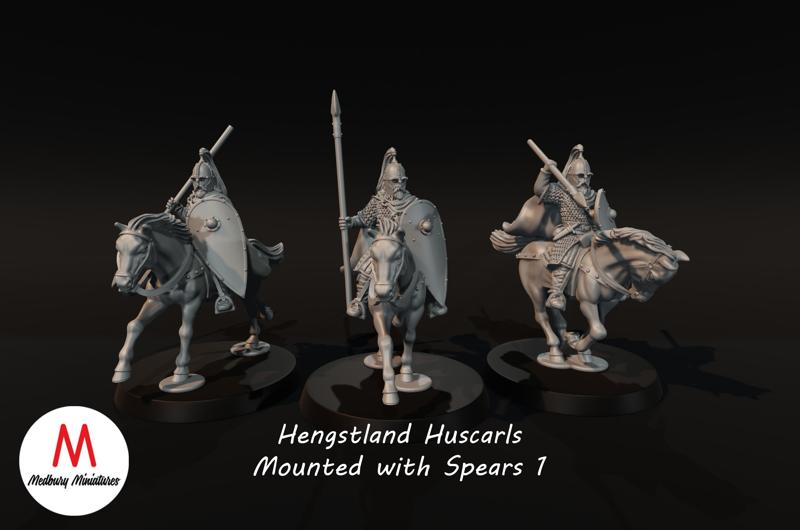 Hengstland Huscals Mounted with Spears