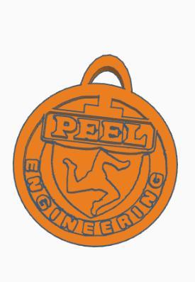 Peel Engineering Keychain (UPDATED)