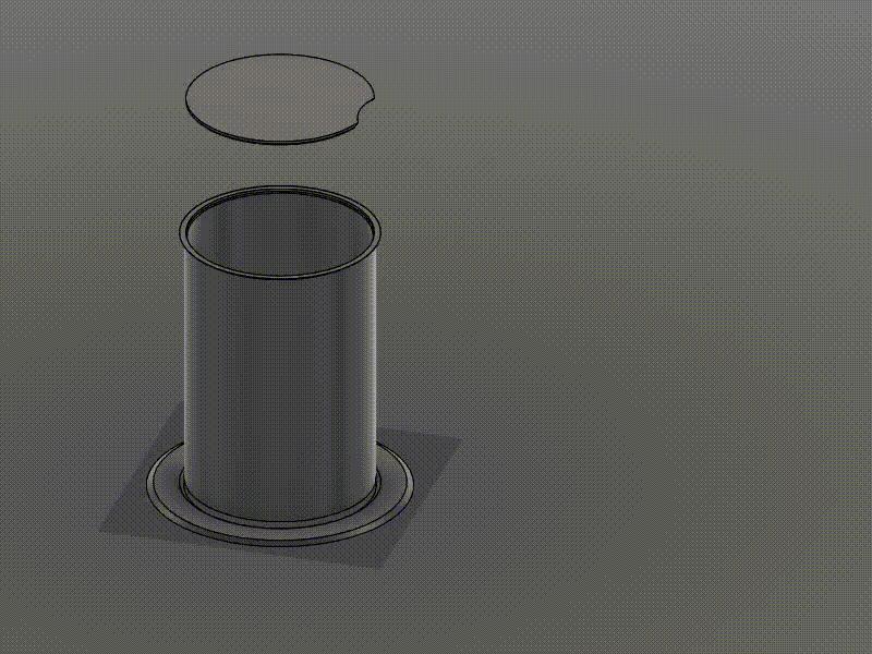 Recessed drink holder