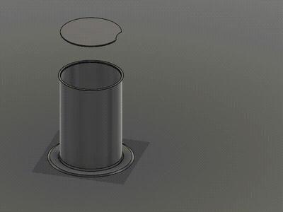 Recessed drink holder