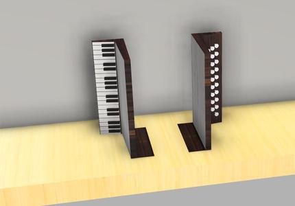 Accordeon Book Holder