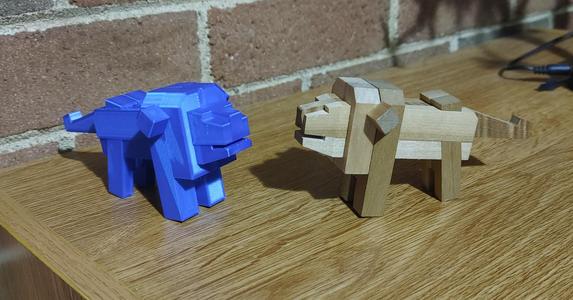 Lion "Kumiki" Puzzle