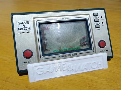 Nintendo Game & Watch (Single Screen) Stand