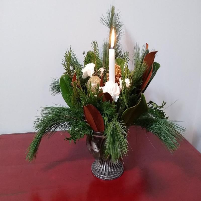 Candle holder peg