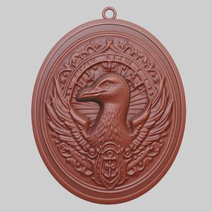 Seagull Animal Pendant Seagull Animal Necklace for CNC Router Laser & 3D Printer