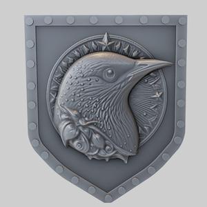 Starling Animal Wall Starling Animal Bust for CNC Router Laser & 3D Printer