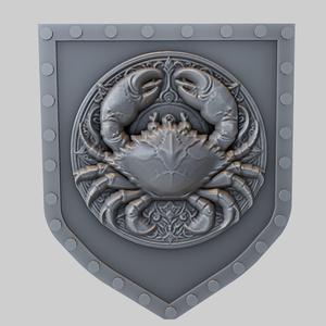 Crab Animal Wall Crab Animal Bust for CNC Router Laser & 3D Printer