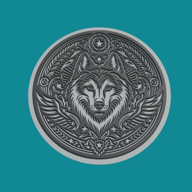 Wolf Print Model