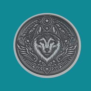 Wolf Print Model