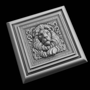 Lion Animal 3D Model for CNC Router Laser & 3D Printer