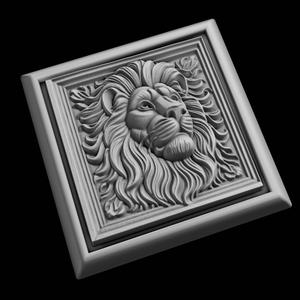 Lion Animal 3D Model for CNC Router Laser & 3D Printer