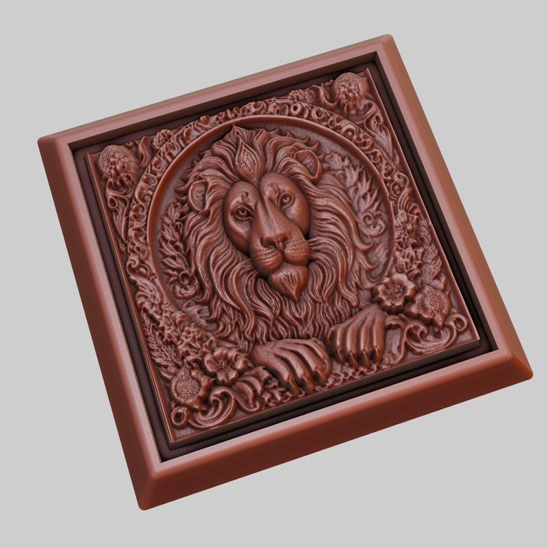 lion Animal 3D Model for CNC Router Laser & 3D Printer