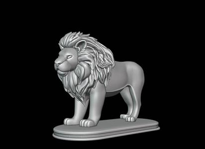Lion K175 Gift Bust Figure Unique & Detailed 3D Print Model