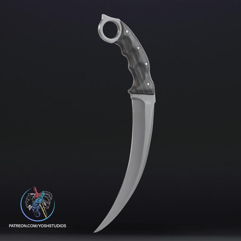 Smoke's Knife MK1 3D Printer File STL