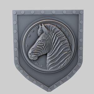 Zebra Animal Wall Zebra Animal Bust for CNC Router Laser & 3D Printer