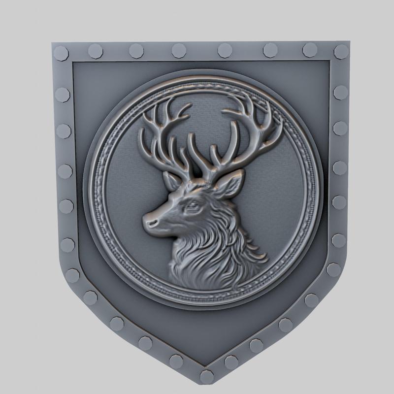 Deer Animal Wall Deer Animal Bust for CNC Router Laser & 3D Printer