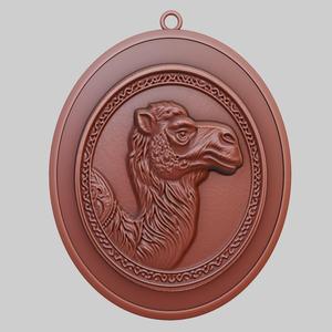 Camel Animal Pendant Camel Animal Necklace for CNC Router Laser & 3D Printer