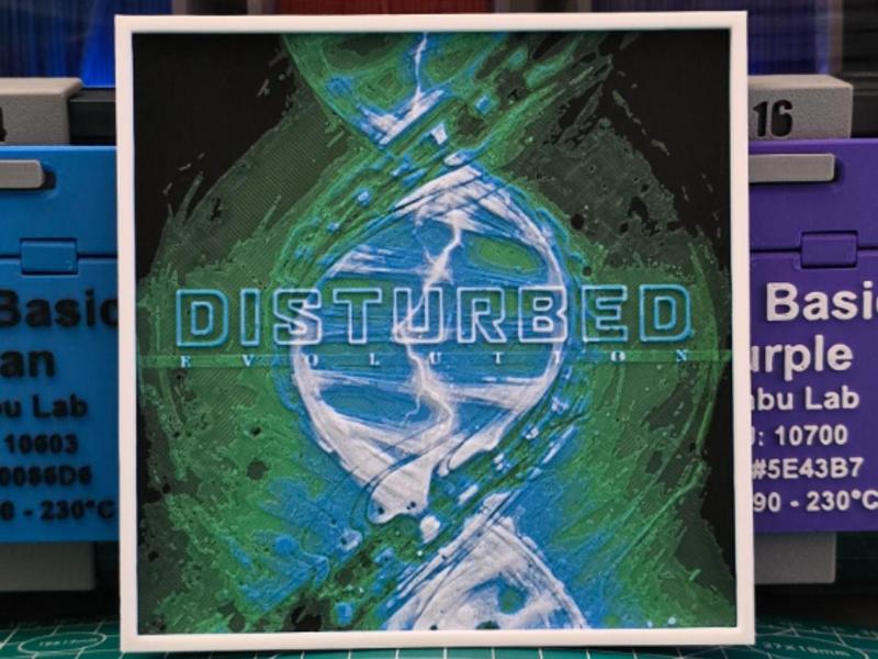 Disturbed "Evolution" Album - Hueforge Art